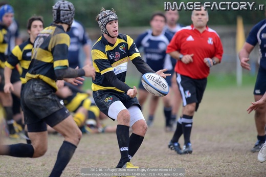 2012-10-14 Rugby Union Milano-Rugby Grande Milano 1812
